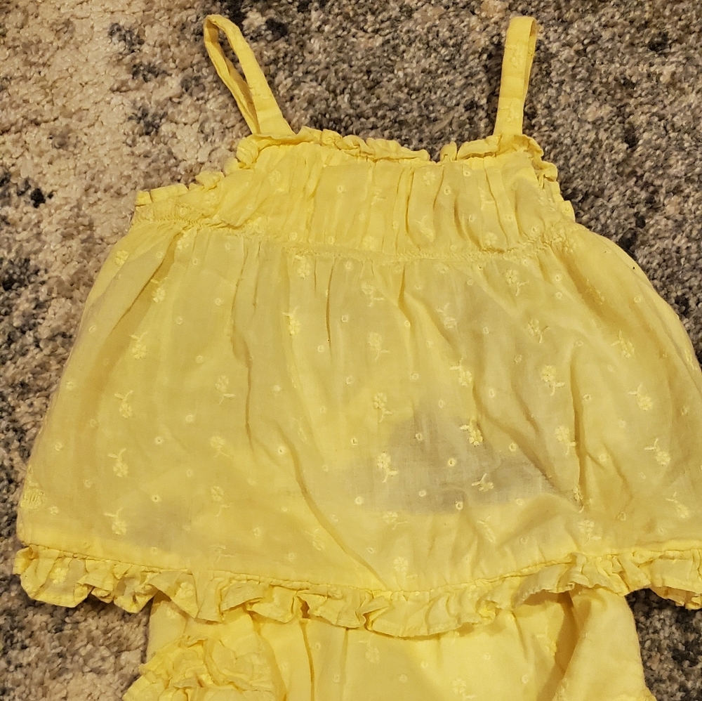 Ralph Lauren Baby Girl Top and Bloomer Outfit